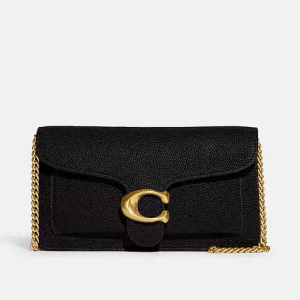 Authentic Coach Tabby Chain Clutch